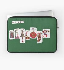 Christmas Cards - Funny, Sardonic Humour Laptop Sleeve