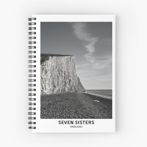 Item preview, Seven Sisters Chalk Sea Cliffs England Dorm Room Essentials Minimalist Travel Home Decor designed and sold by SirajDecors.