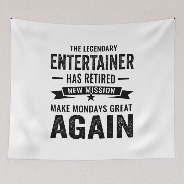 Item preview, entertainer perfect retirement gift idea, Retired entertainer Funny Saying designed and sold by Dogs Geeky⭐⭐⭐⭐⭐.