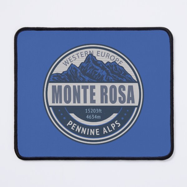Item preview, Monte Rosa Pennine Alps Vintage Mountain Hiking Design designed and sold by CynthiaGraphics.