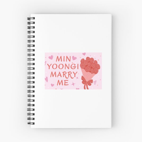 Item preview, Marry me yoongi poster designed and sold by Juditicona.