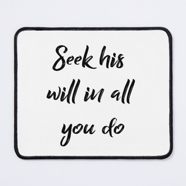 Item preview, seek his will in all you do designed and sold by ikrame-shop.