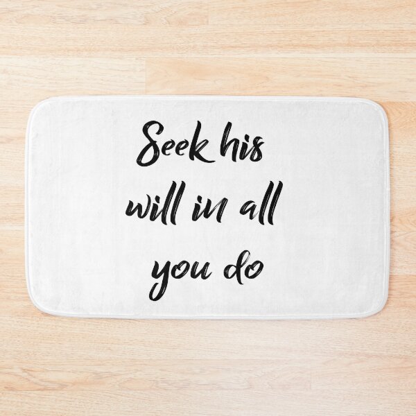 Item preview, seek his will in all you do designed and sold by ikrame-shop.