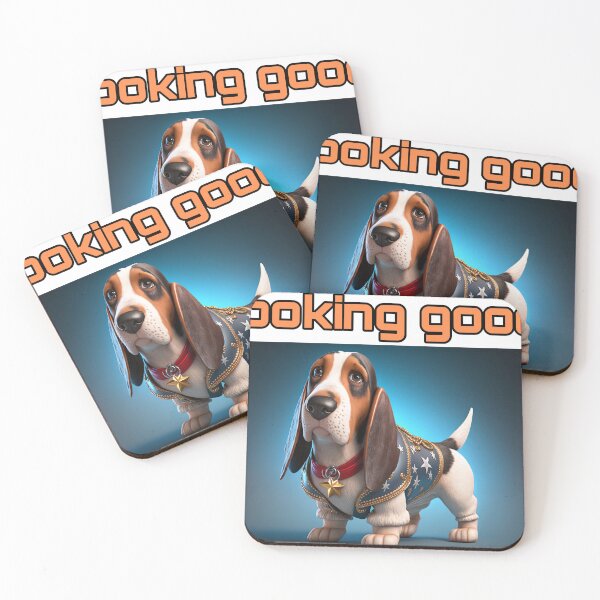 Item preview, Basset Hound - Looking Good and dressed for success designed and sold by TheArtfulAI.