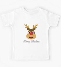 Reindeer Merry Christmas Kids Tee
