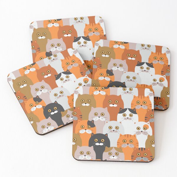 Item preview, Cute Seamless Pattern Cat designed and sold by franktact.
