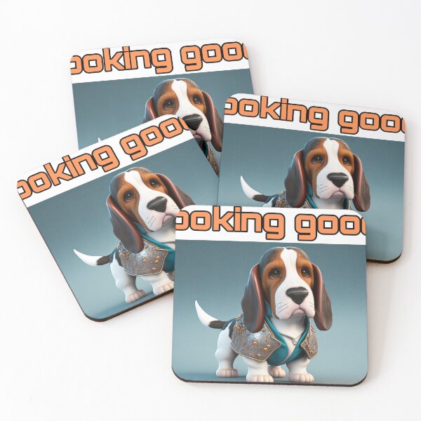 Item preview, Basset Hound - Looking Good and dressed for success designed and sold by TheArtfulAI.