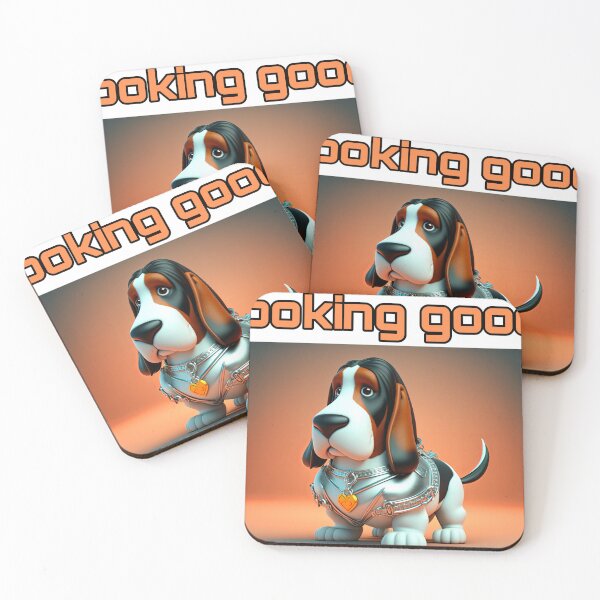 Item preview, Basset Hound - Looking Good and dressed for success designed and sold by TheArtfulAI.