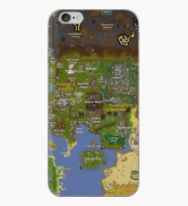 Runescape map iPhone Case