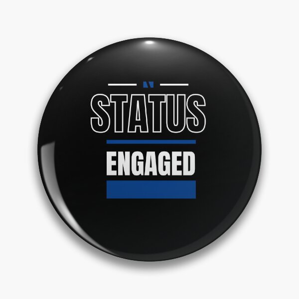 Item preview, ENGAGED - FUNNY AND QUIRKY RELATIONSHIP STATUS designed and sold by JakNJill.