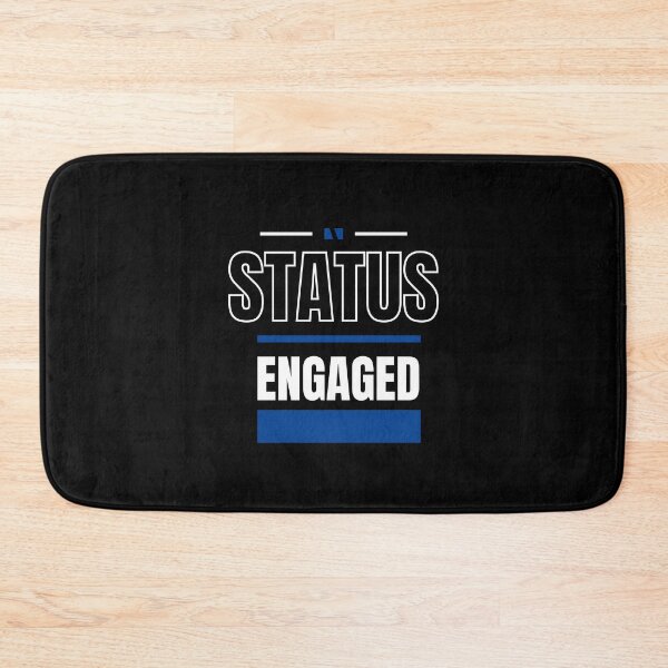 Item preview, ENGAGED - FUNNY AND QUIRKY RELATIONSHIP STATUS designed and sold by JakNJill.