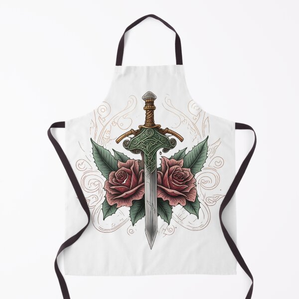 Item preview, Sword Rose Tattoo designed and sold by ArtShanth.