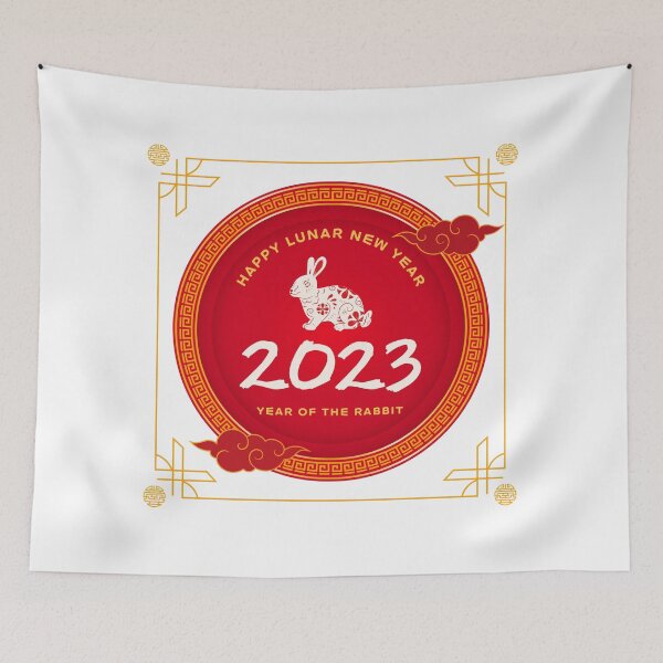 Item preview, Chinese new year 2023 Year of the Rabbit Chinese Zodiac Rabbit Zodiac Chinese New Year 2023 Chinese lunar new year year of rabbit 2023 designed and sold by Bear-Graphics.