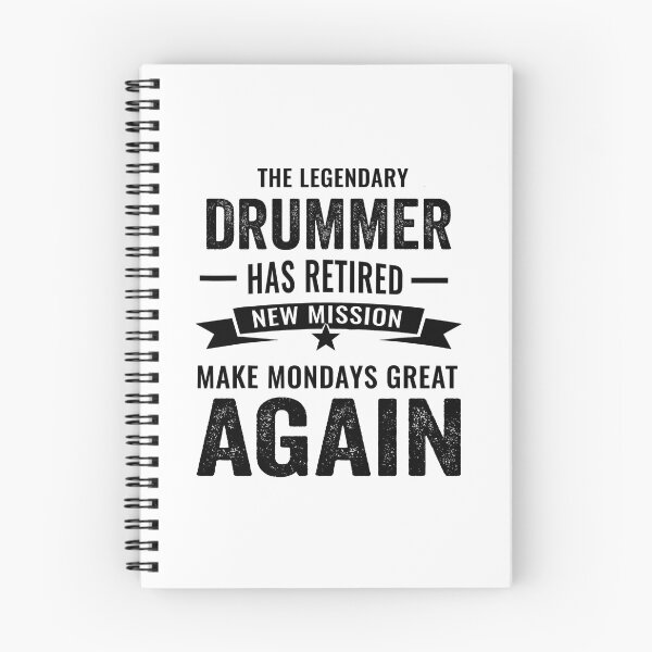 Item preview, Legendary drummer Retirement, perfect drummer retirement gift idea designed and sold by Dogs Geeky⭐⭐⭐⭐⭐.