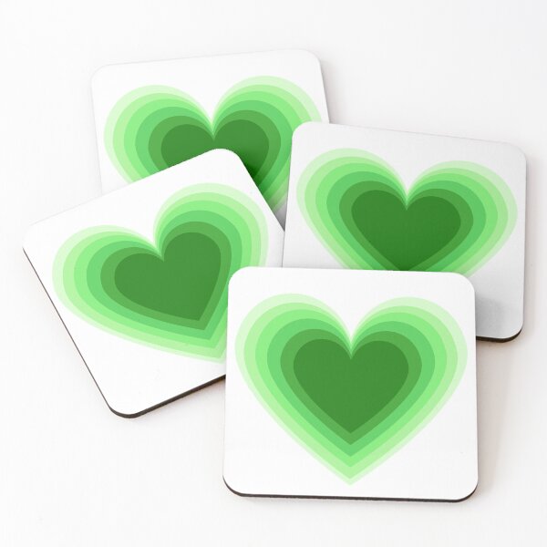 Item preview, Lovely hearts! - green designed and sold by Univers Gifts.