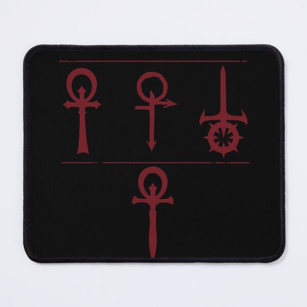 Item preview, The Ankhs, Red on Black designed and sold by DrakesEmporium.