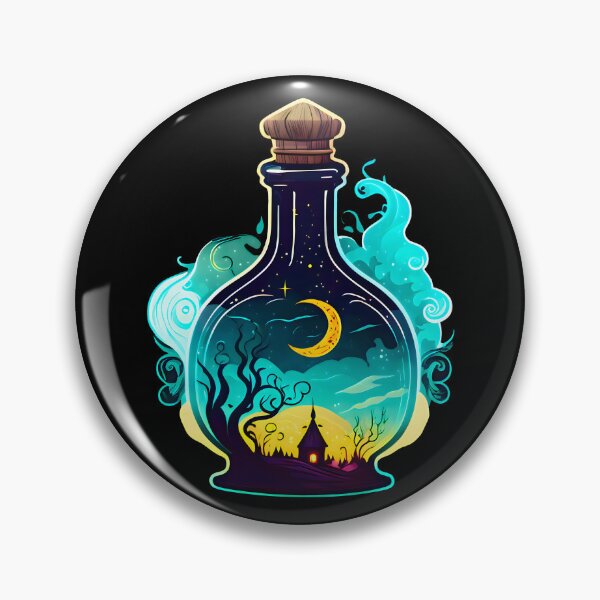 Item preview, Night Potion Bottle | Magical Potion | Witches Brew | Witches Potion  designed and sold by PandorasBoxy.