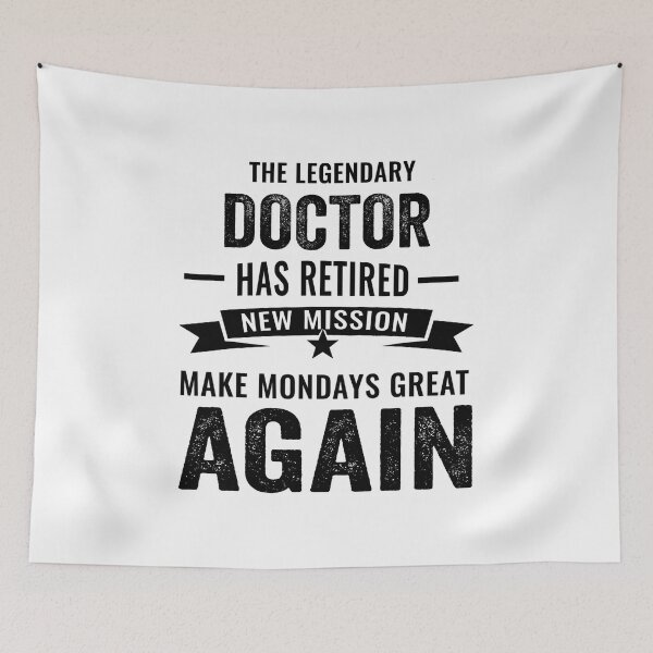 Item preview, doctor perfect retirement gift idea, Retired doctor Funny Saying designed and sold by Dogs Geeky⭐⭐⭐⭐⭐.