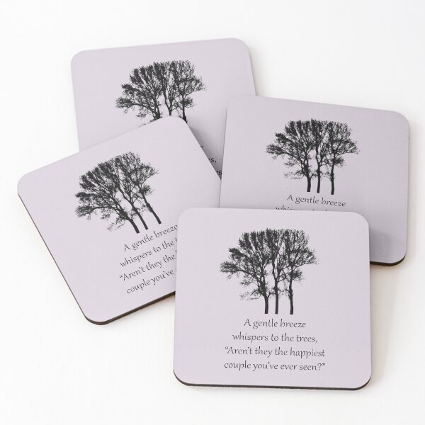 Item preview, Sketch of trees: A gentle breeze whispers to the trees, "Aren’t they the happiest couple you’ve ever seen." designed and sold by SomeGuyLou.