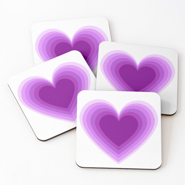 Item preview, Lovely hearts! - purple designed and sold by Univers Gifts.