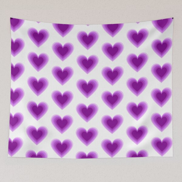 Item preview, Lovely hearts! - purple designed and sold by Univers Gifts.