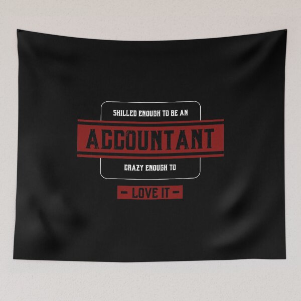 Item preview, Crazy Accountant - Accountant Funny Gift designed and sold by DiogoCalheiros.