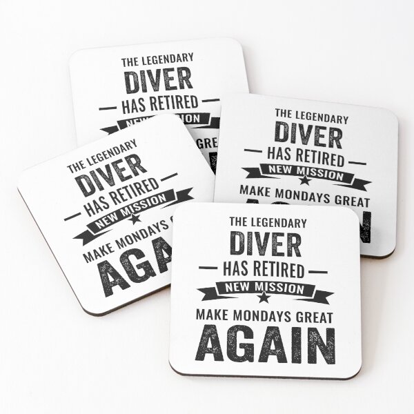 Item preview, diver retirement gifts, diver retired mom dad, diver retirement party designed and sold by Dogs Geeky⭐⭐⭐⭐⭐.