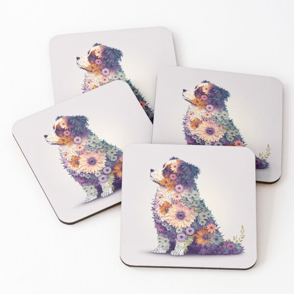 Item preview, Bloom flowers on dog designed and sold by Maryberry96.