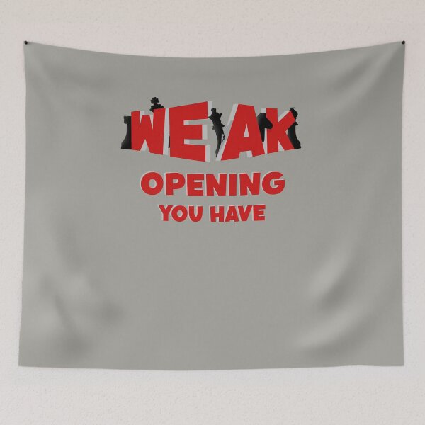 Item preview, Weak opening funny chess  designed and sold by TipTopTapo.