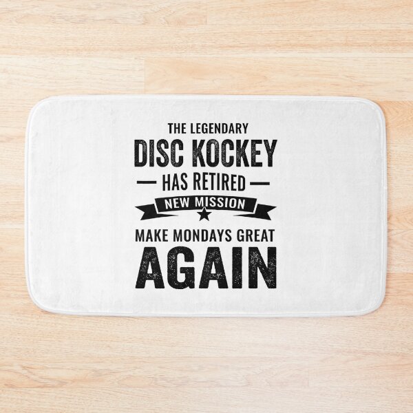 Item preview, Legendary disc kockey Retirement, perfect disc kockey retirement gift idea designed and sold by Dogs Geeky⭐⭐⭐⭐⭐.