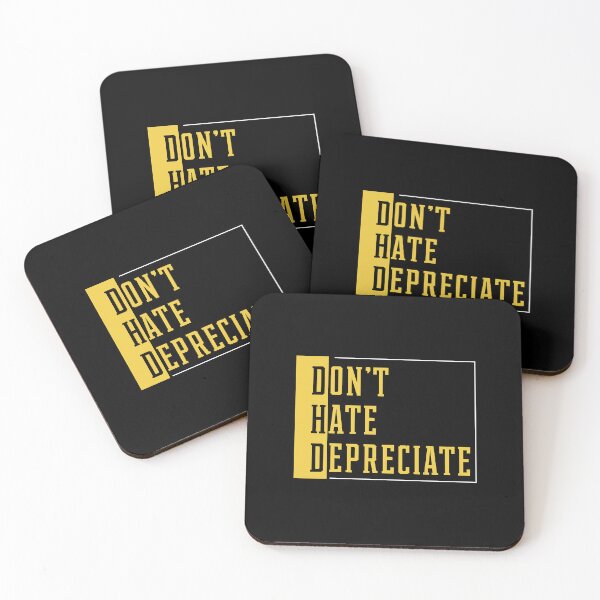 Item preview, Don't Hate Depreciate - Accountant Funny Gift designed and sold by DiogoCalheiros.