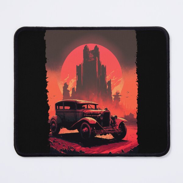 Item preview, Dystopian Sunrise: A Post-Apocalyptic Hot Rod Scene for Fans of Brutalism and American Industry #9 designed and sold by RodZnRoll.