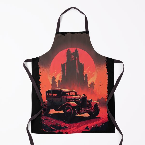 Item preview, Dystopian Sunrise: A Post-Apocalyptic Hot Rod Scene for Fans of Brutalism and American Industry #9 designed and sold by RodZnRoll.