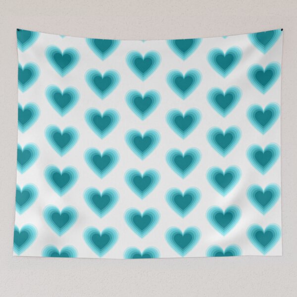 Item preview, Lovely hearts! - teal designed and sold by Univers Gifts.