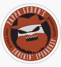 Angrybot: Pappa Servo's Sticker