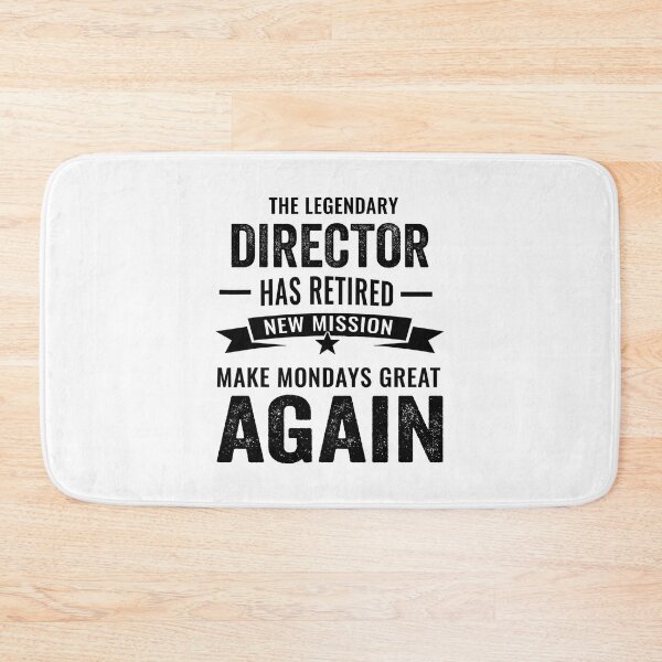 Item preview, director Retirement Shirt, A Legendary director Has Retired designed and sold by Dogs Geeky⭐⭐⭐⭐⭐.