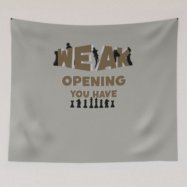 Item preview, Weak opening funny chess  designed and sold by TipTopTapo.