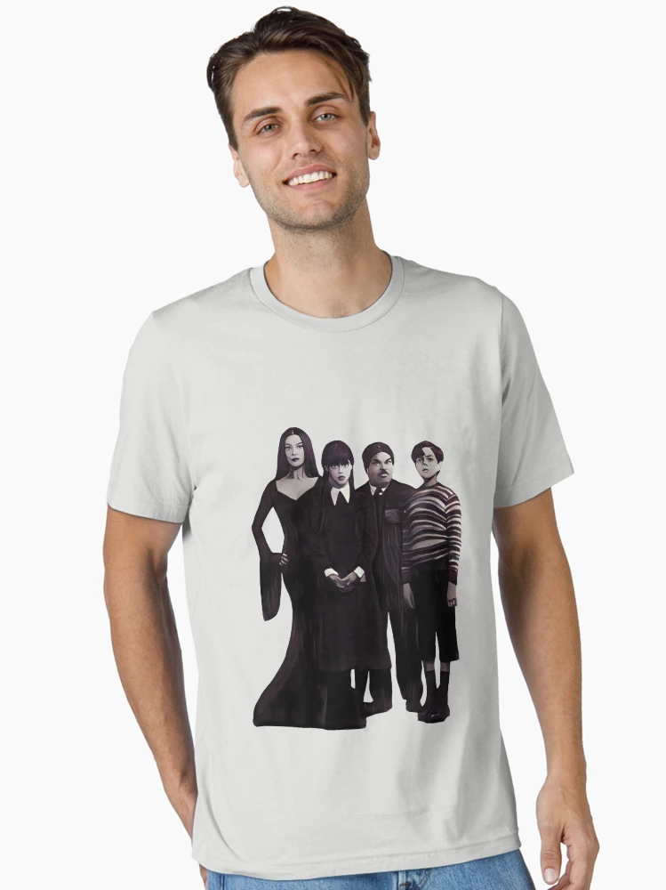 トップス The Addams Family Wednesday print tee XL Wednesday Adams Tee Mens XL Graphic Family Shirt Crewneck