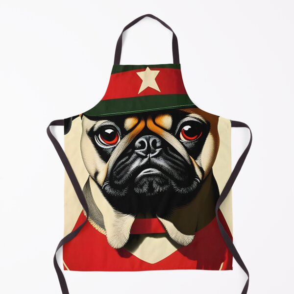Item preview, Retro Pug Dog General - Vintage Style designed and sold by Dalive.