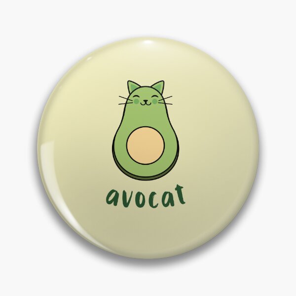 Item preview, Avocat. Cat And Avocado Lover designed and sold by Rebel-Design.