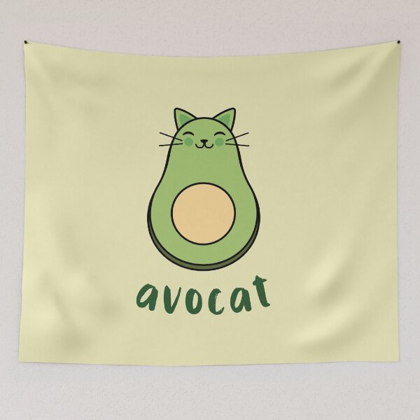 Item preview, Avocat. Cat And Avocado Lover designed and sold by Rebel-Design.