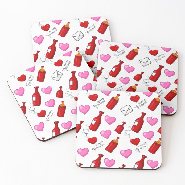 Item preview, patrón romántico del día de san valentín sin costuras designed and sold by Boztik-Designs.