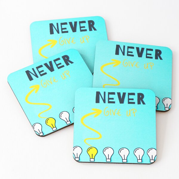 Item preview, Never Give Up designed and sold by nitiratnad.