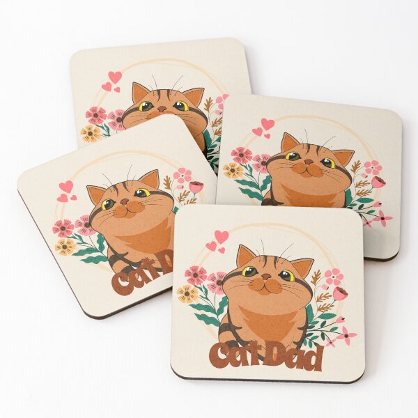 Item preview, Cute Animal Cat Dad designed and sold by KayLadyBug.