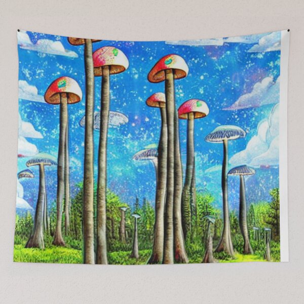 Item preview, Tall Mushroom Forest designed and sold by SquishStitches.