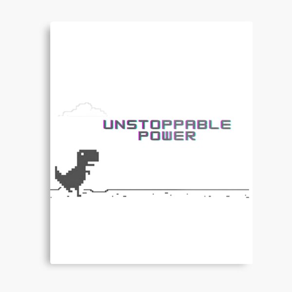 Night Offline T-Rex Game - Google Dino Run Art Board Print for