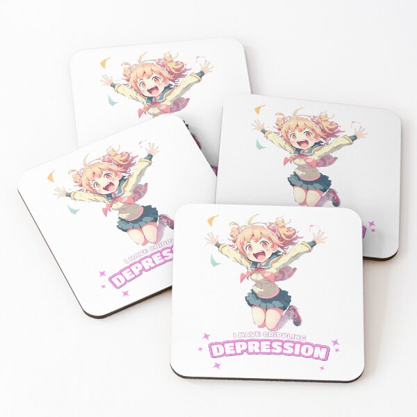 Item preview, UwU I have crippling depression kawaii anime girl designed and sold by MeditationMind.