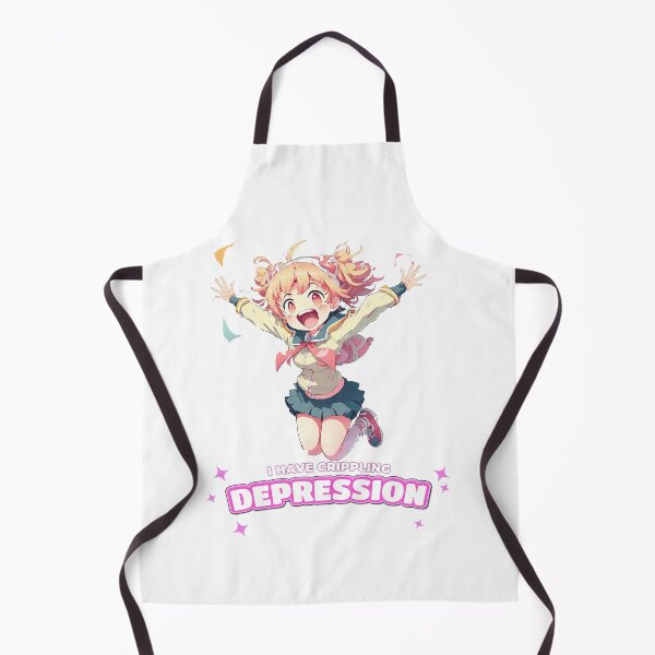 Item preview, UwU I have crippling depression kawaii anime girl designed and sold by MeditationMind.