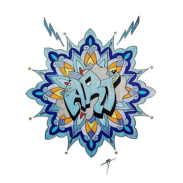 Artwork thumbnail, Tattoo Mandala design Graffiti Art by Cracker3