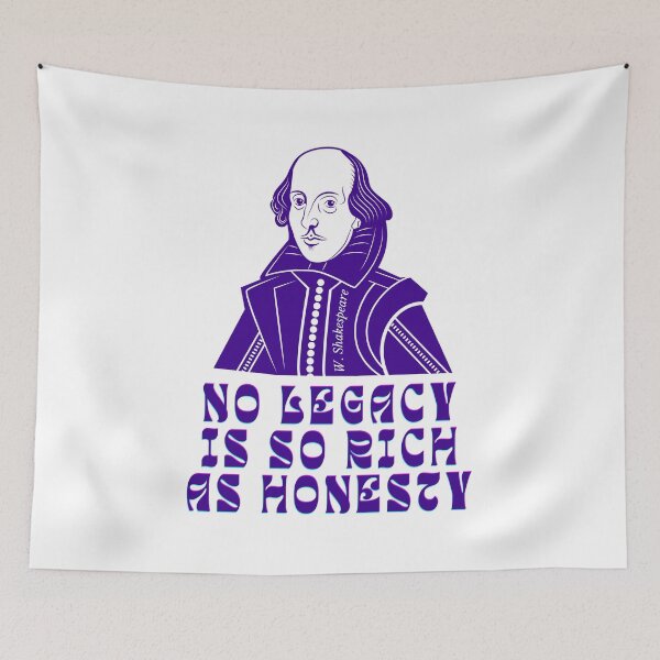Item preview, William Shakespeare face and quote designed and sold by artbleed.